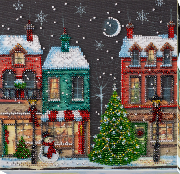 Bead embroidery kit - Holiday town AMB-048