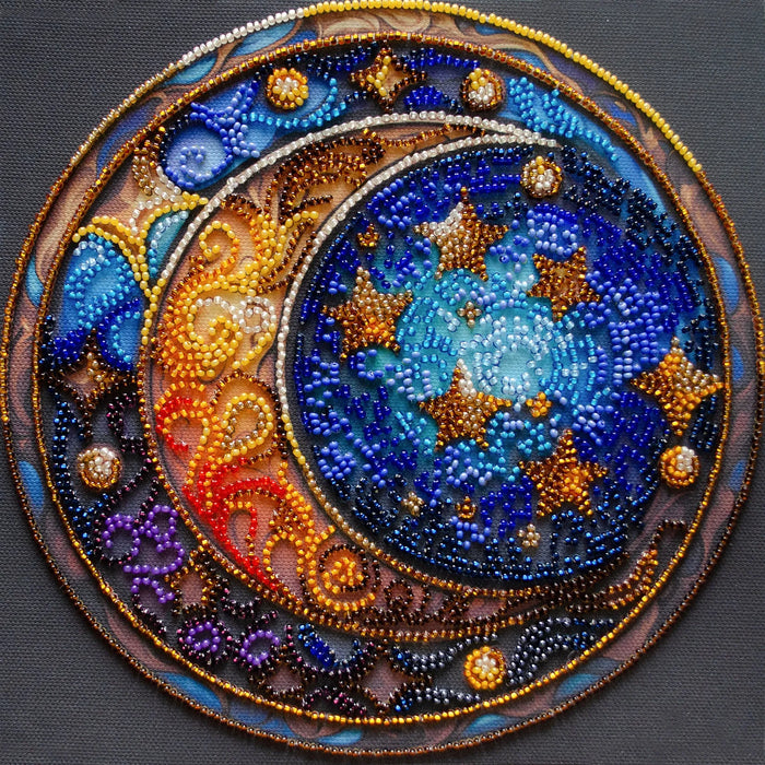 Mid-sized bead embroidery kit - Magical dreams AMB-108