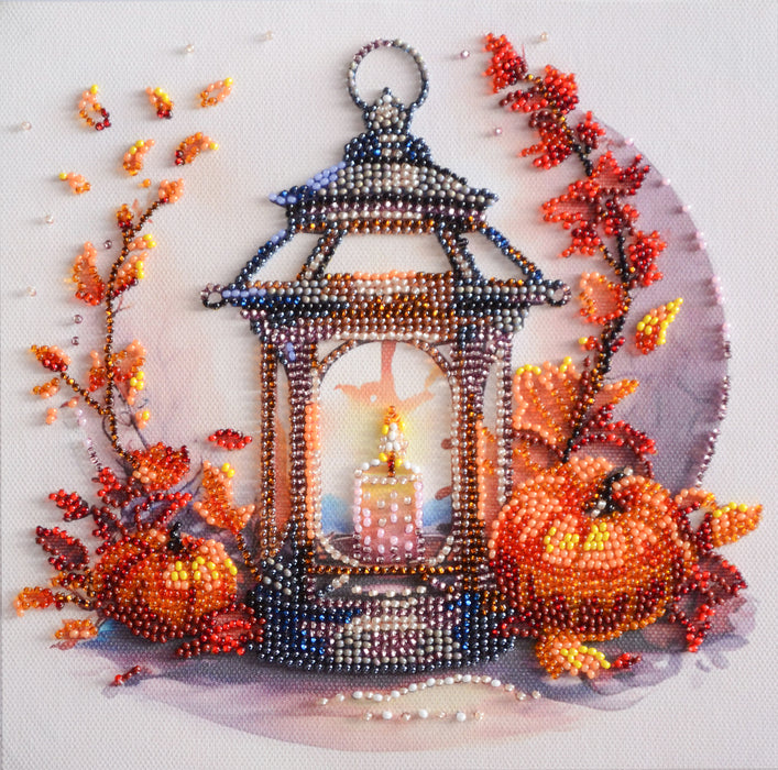 Bead embroidery kit - Autumn light AMB-109