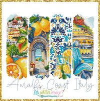 Amalfi Coast Italy - PDF Cross Stitch Pattern