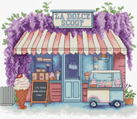 Ice Cream Scoop B1428L Counted Cross-Stitch Kit