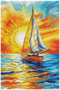 Sails in the Sunlight BC8101 Counted Cross Stitch Kit