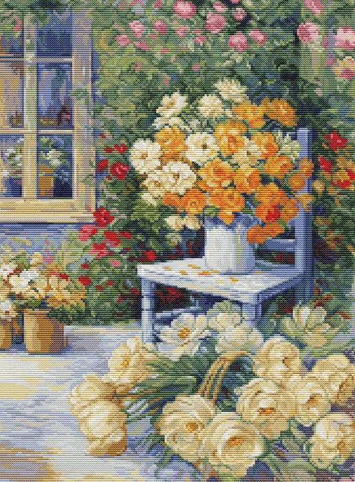 Garden Corner BU5056L Counted Cross-Stitch Kit