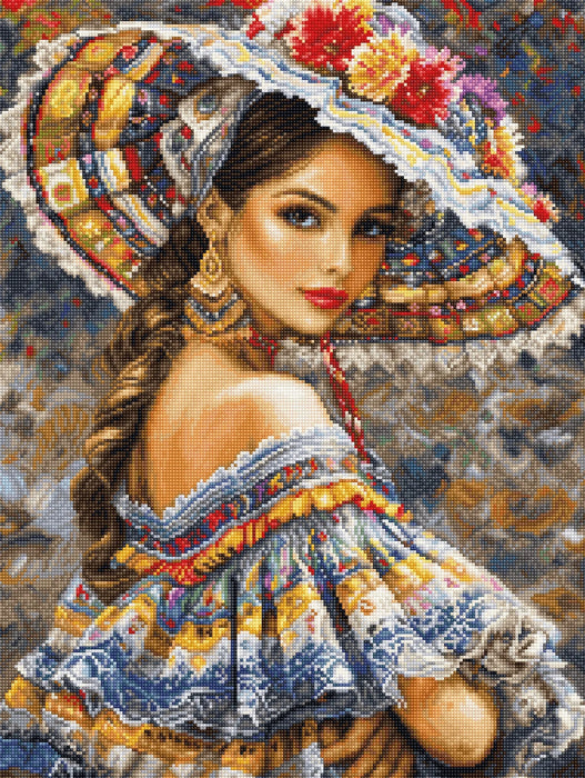 The Mexican Fest  B706L Counted Cross-Stitch Kit