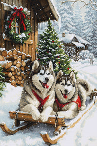 The Magic of the Nordic Winter B722L Counted Cross-Stitch Kit