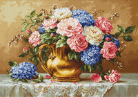 Golden Bloom B723L Counted Cross-Stitch Kit