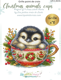 Christmas Animal Penguin - PDF Cross Stitch Pattern