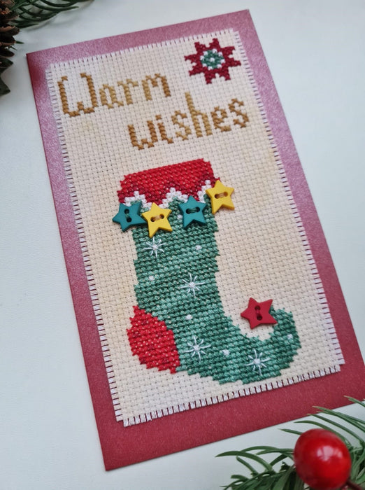 Christmas elf sock - PDF Cross Stitch Pattern