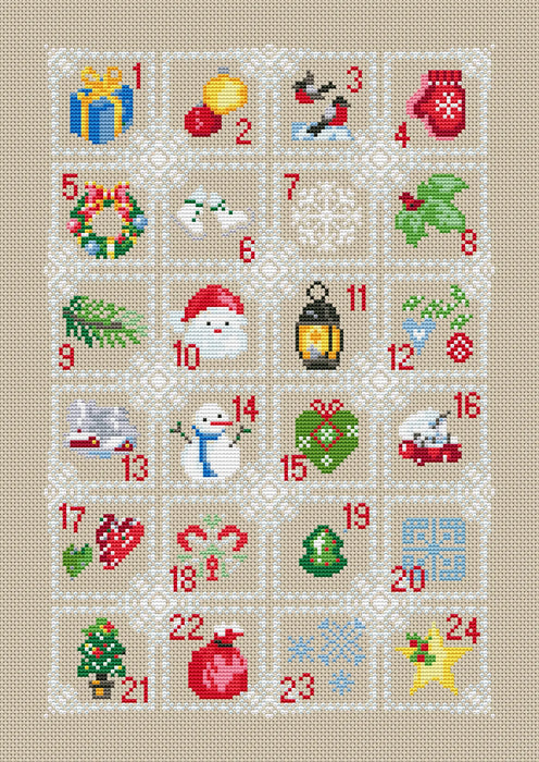 Sampler. Christmas 3 - PDF Cross Stitch Pattern