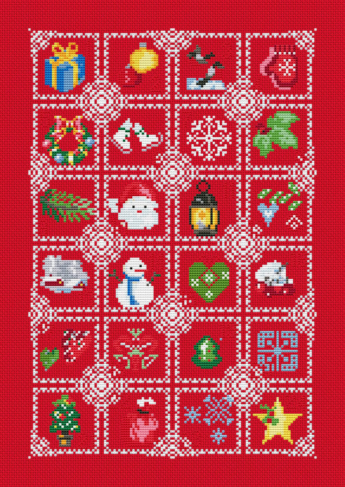 Sampler. Christmas 3 - PDF Cross Stitch Pattern