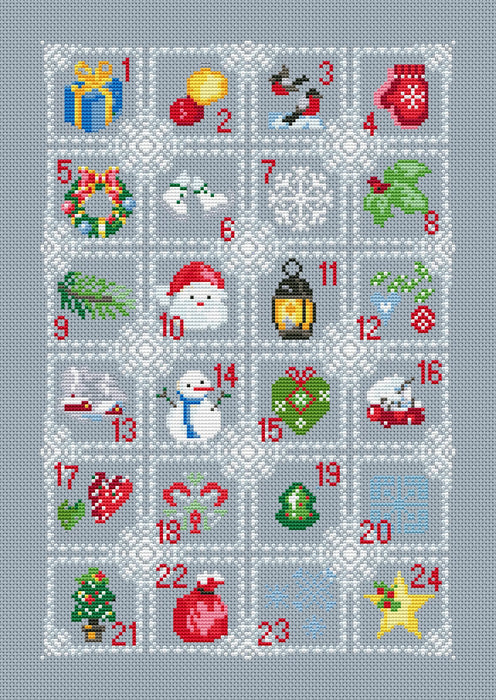 Sampler. Christmas 3 - PDF Cross Stitch Pattern