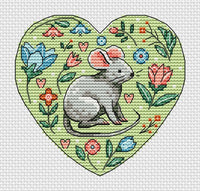 The Mouse's Valentine - PDF Cross Stitch Pattern