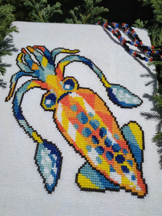 Squid - PDF Cross Stitch Pattern