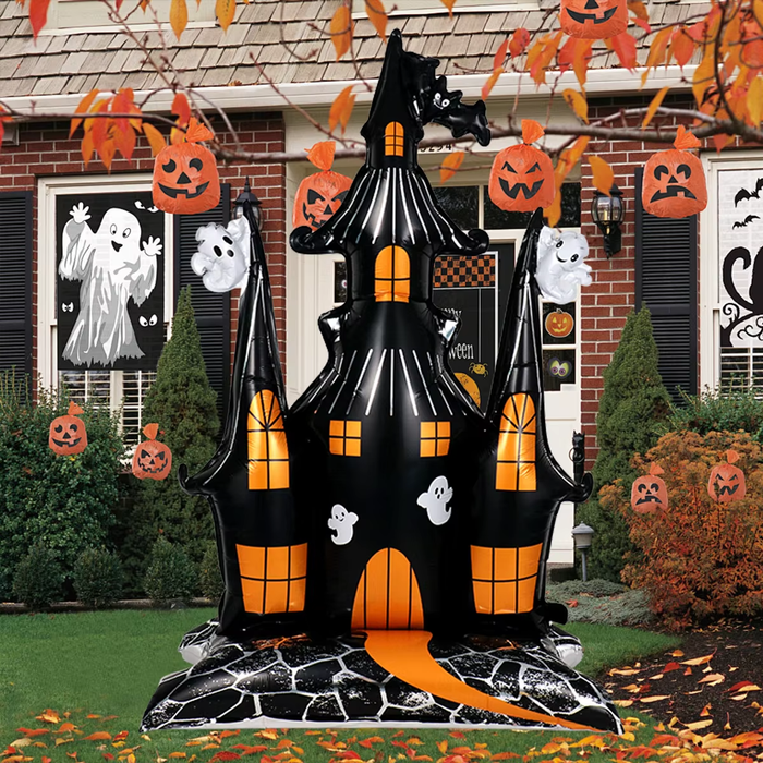 Halloween Haunted House Standing Foil Balloon Decoration F07M1-36