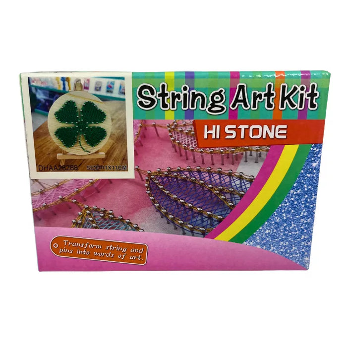 Clover Leaf String Art Kit with Stand. Simple Decorative DIY String Art Craft Kit M1-4 DHAA28288