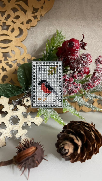 Winter Postage Stamps - PDF Cross Stitch Pattern