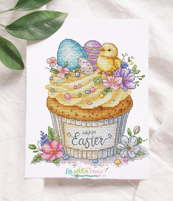 Easter Cupcake - PDF Cross Stitch Pattern