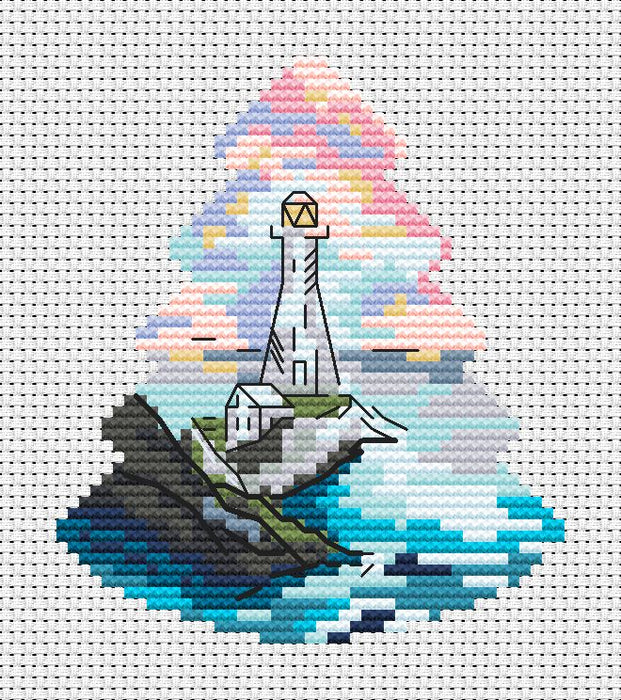 A Beacon of Holiday Cheer - PDF Cross Stitch Pattern