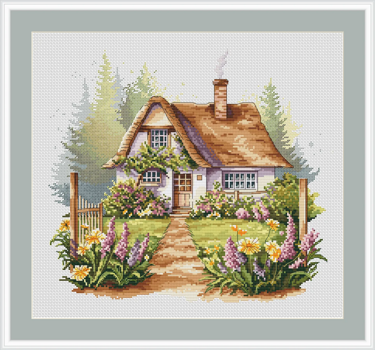 Enchantimg English House & Garden - PDF Cross Stitch Pattern