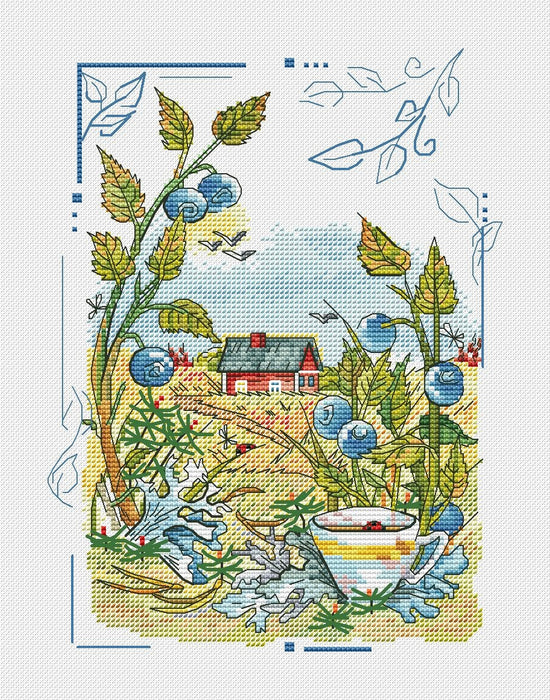 Taiga herbs - PDF Cross Stitch Pattern