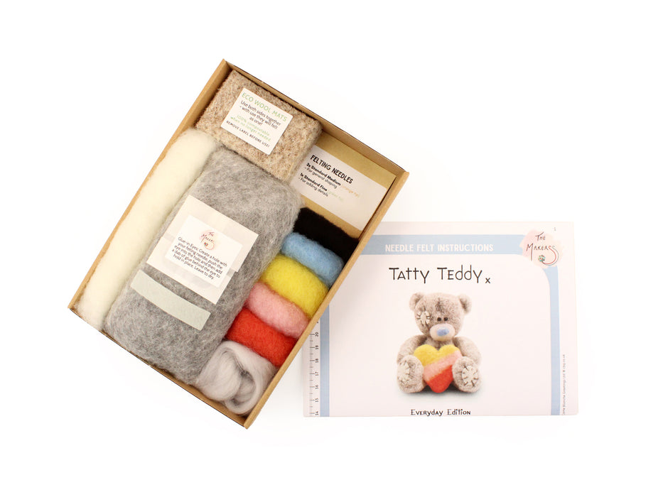 Felting Kit - Tatty Teddy Everyday Needle Felt Kit