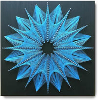 String Art DIY Kit - Blossom. Wizardi Geometry Nail Painting F07-M12-2-DHGG29225