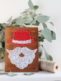 String Art DIY Kit - Red Hat. Wizardi Craft Kit F07-M12-6-DHACE13249