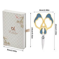 Craft Scissors for Felting & Embroidery Wizardi F07-M13-1-orange-blue