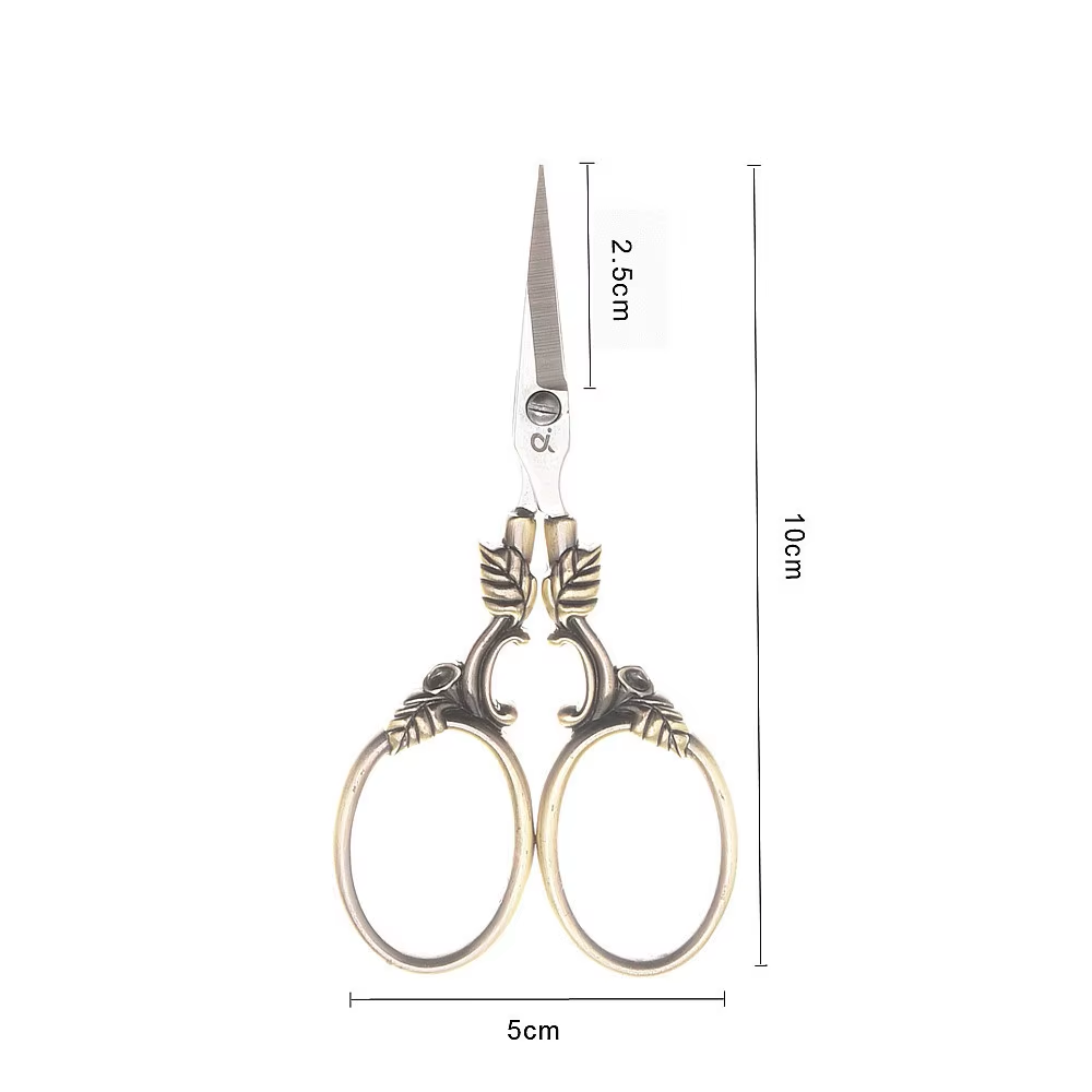 Bronze Craft Scissors Precision-Ground Blades Sharp Blades Close Thread ...