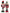 Christmas Elf Wooden Nutcracker Ornament Set F07AM9-36-N01851A