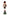 Christmas Nutcracker with a Little House. Wizardi Classic Wooden Festive Decoration F07M14-43-XC4617B