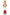 Christmas Nutcracker with a Crown. Wizardi Classic Wooden Festive Decoration F07M14-44-N01830A
