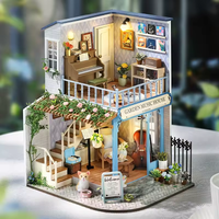 Garden Music House Dollhouse Kit - Miniature Wizardi Roombox Kit F07M5-74-BC-003-A