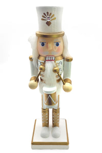 Wooden Golden Drummer Nutcracker Wizardi F07M6-14C