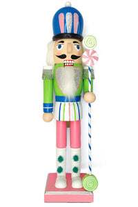 Candyland Christmas Wooden Nutcracker Soldier Wizardi F07M6-1A