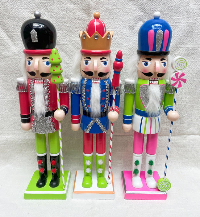 Candyland Christmas Wooden Nutcracker Soldier Wizardi F07M6-1A