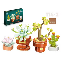 Plants Brick Building Set Wizardi F07N11-1-2(114)