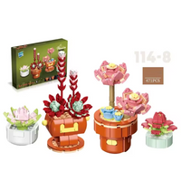 Plants Brick Building Set Wizardi F07N11-4-8(114)