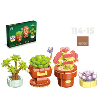 Plants Brick Building Set Wizardi F07N11-8-15(114)