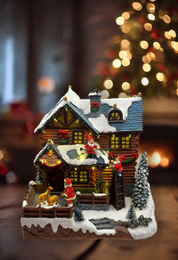 Santa's Lodge - Christmas Village Collection by Wizardi F07N5-15