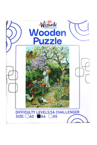 Spring Blossoms after William Stephen - Jigsaw Wooden Puzzle by Wizardi F07N9-22