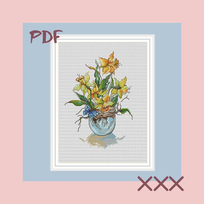 A Moment of Spring - PDF Cross Stitch Pattern