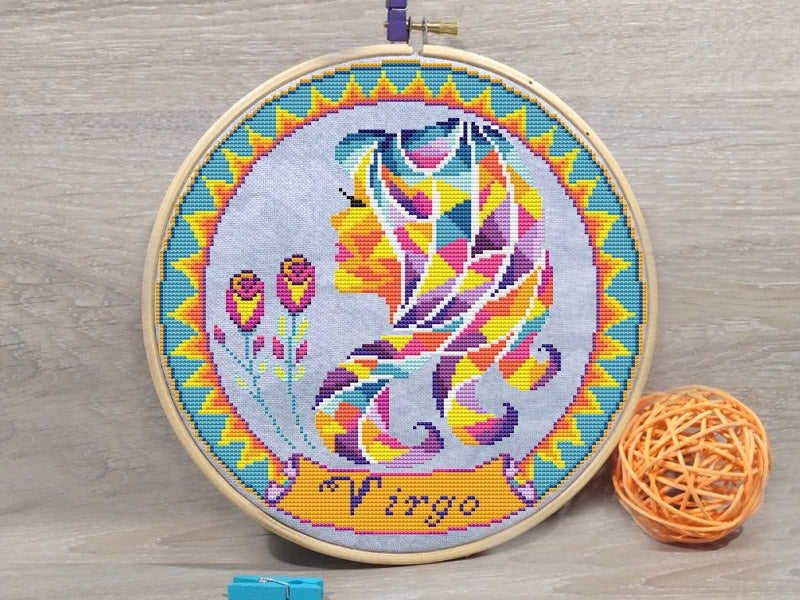 Virgo - PDF Cross Stitch Pattern