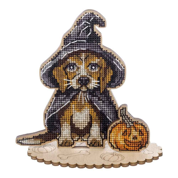 Cross-stitch kits on wood FLW-053