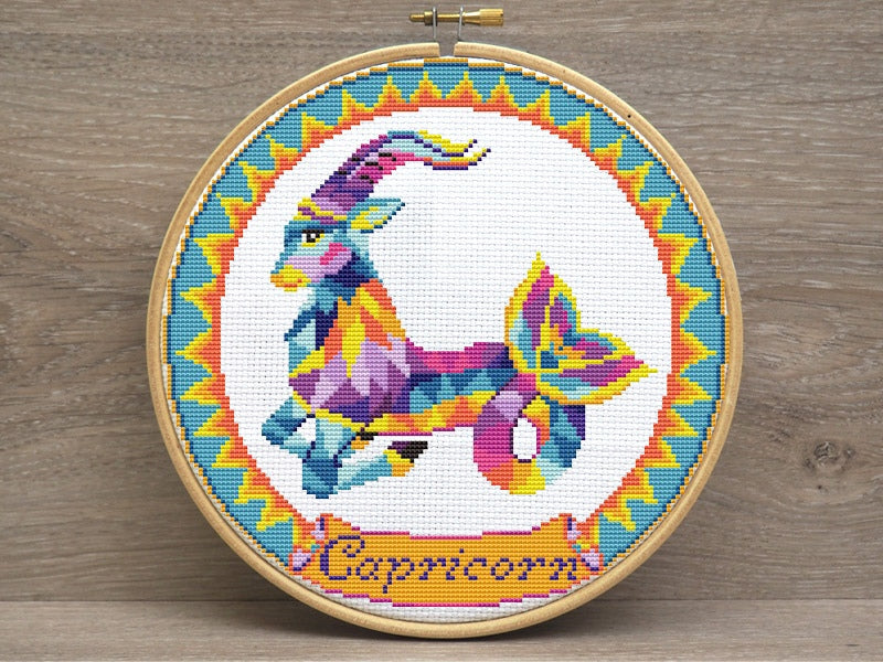 Capricorn - PDF Cross Stitch Pattern