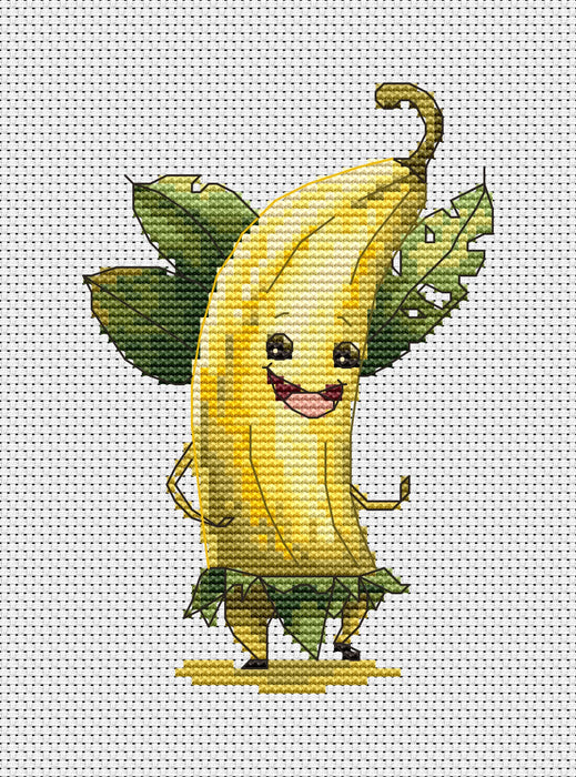 Funny Banana - PDF Cross Stitch Pattern