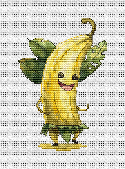 Funny Banana - PDF Cross Stitch Pattern