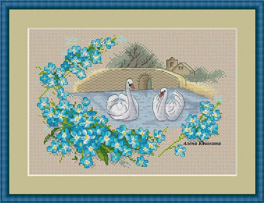 Swans - PDF Cross Stitch Pattern