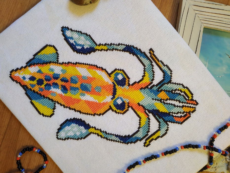 Squid - PDF Cross Stitch Pattern