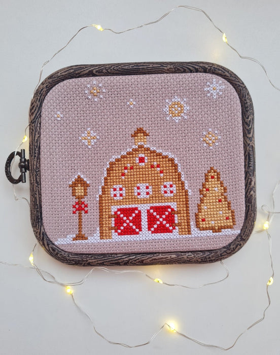 Gingerbread Farmhouse - PDF Cross Stitch Pattern